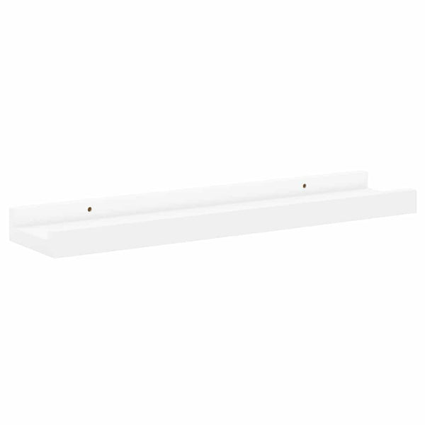 vidaXL Wall Shelves 4 pcs. White 40x9x3 cm