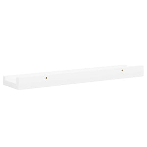 vidaXL Wall Shelves 4 pcs. White 40x9x3 cm