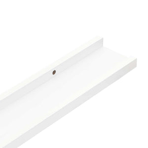 vidaXL Wall Shelves 4 pcs. White 40x9x3 cm
