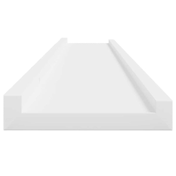 vidaXL Wall Shelves 4 pcs White 100x9x3 cm