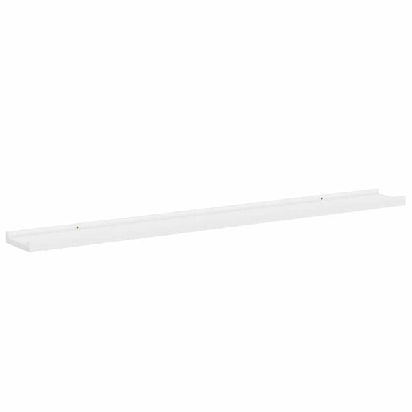 vidaXL Wall Shelves 4 pcs White 100x9x3 cm