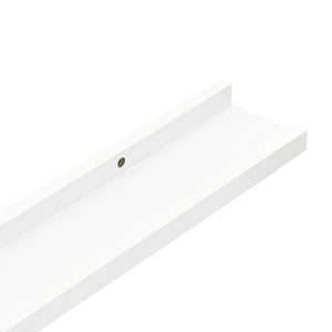 vidaXL Wall Shelves 4 pcs White 100x9x3 cm