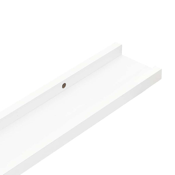 vidaXL Wall Shelves 4 pcs White 100x9x3 cm