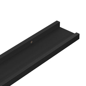 vidaXL Wall Shelves 4 pcs. Black 40x9x3 cm