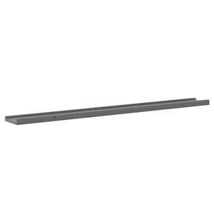 vidaXL Wall Shelves 2 pcs. Grey 100x9x3 cm