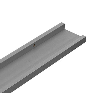 vidaXL Wall Shelves 4 pcs. Grey 80x9x3 cm