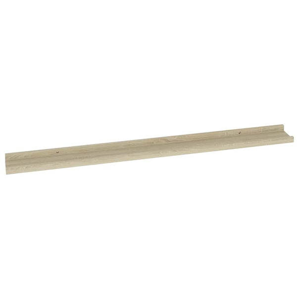 vidaXL Wall Shelves 4 pcs. Sonoma Oak 100x9x3 cm