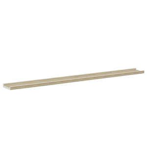 vidaXL Wall Shelves 2 pcs. White and Sonoma Oak 115x9x3 cm
