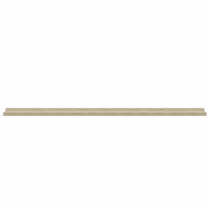 vidaXL Wall Shelves 2 pcs. White and Sonoma Oak 115x9x3 cm