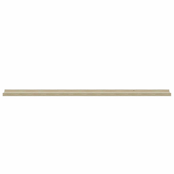 vidaXL Wall Shelves 2 pcs. White and Sonoma Oak 115x9x3 cm
