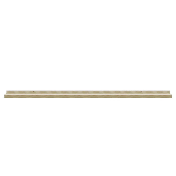 vidaXL Wall Shelves 4 pcs. White and Sonoma Oak 100x9x3 cm