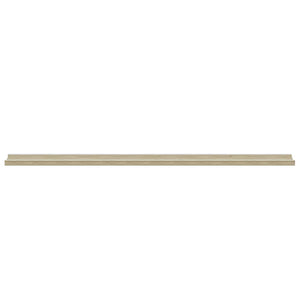 vidaXL Wall Shelves 4 pcs. White and Sonoma Oak 115x9x3 cm