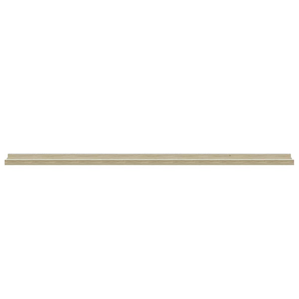 vidaXL Wall Shelves 4 pcs. White and Sonoma Oak 115x9x3 cm