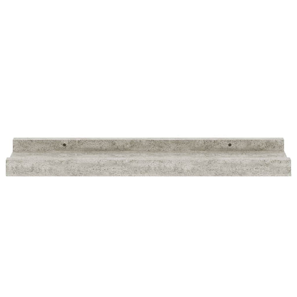 vidaXL Wall Shelves 2 pcs Concrete Gray 40x9x3 cm