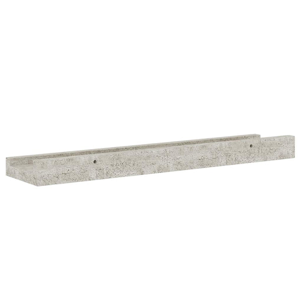 vidaXL Wall Shelves 2 pcs Concrete Gray 40x9x3 cm