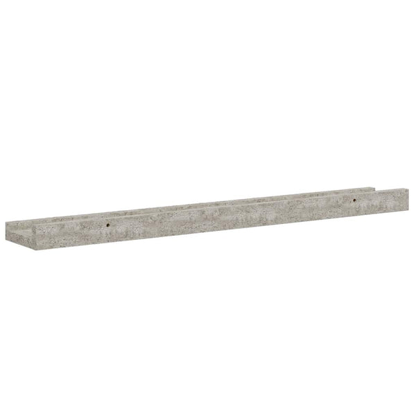 vidaXL Wall Shelves 4 pcs Concrete Grey 60x9x3 cm