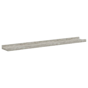 vidaXL Wall Shelves 4 pcs Concrete Grey 80x9x3 cm