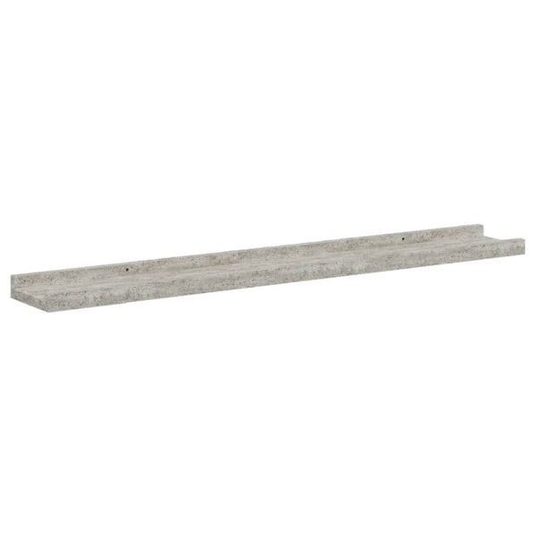 vidaXL Wall Shelves 4 pcs Concrete Grey 80x9x3 cm
