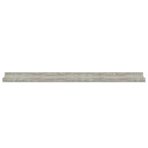vidaXL Wall Shelves 4 pcs Concrete Grey 80x9x3 cm