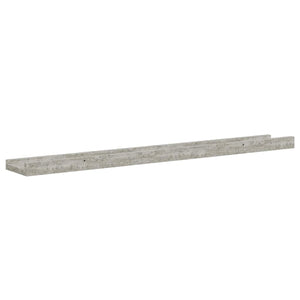 vidaXL Wall Shelves 4 pcs Concrete Grey 80x9x3 cm