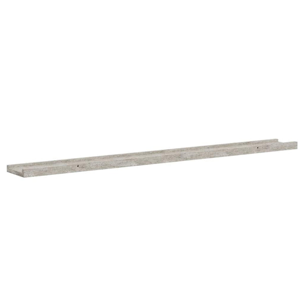 vidaXL Wall Shelves 4 pcs Concrete Grey 100x9x3 cm