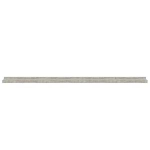 vidaXL Wall Shelves 4 pcs Concrete Grey 115x9x3 cm