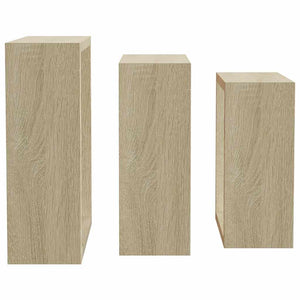 vidaXL Cube Shelves 3 pcs Sonoma Oak