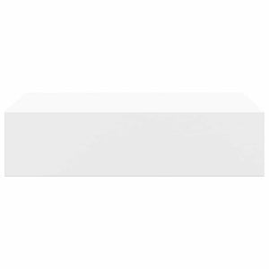 vidaXL Wall Shelves with Drawers 2 pcs White 40x23.5x10 cm MDF