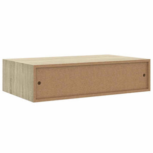 vidaXL Wall Shelves with Drawers 2 pcs Oak-Look 40x23.5x10 cm MDF
