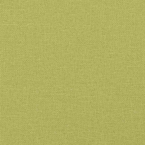 vidaXL Recliner with Footrest Green Fabric