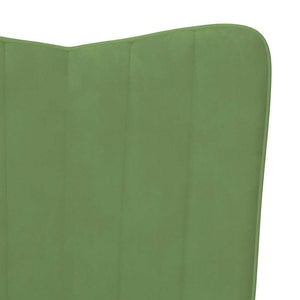 vidaXL Recliner Light Green Velvet