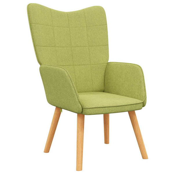 vidaXL Recliner Green Fabric