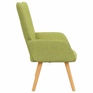 vidaXL Recliner Green Fabric