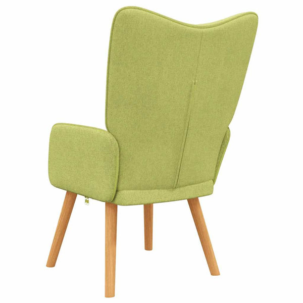 vidaXL Recliner Green Fabric