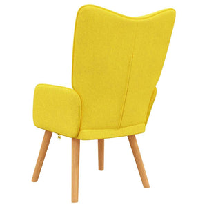 vidaXL Recliner Mustard Yellow Fabric