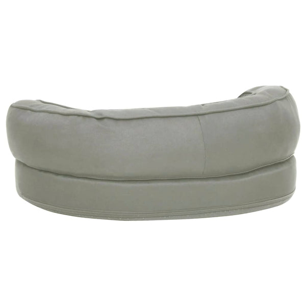 vidaXL Ergonomic Dog Mattress 60x42 cm Linen Look Grey