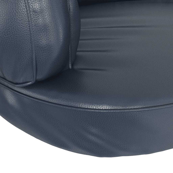vidaXL Ergonomic Dog Bed Foam Dark Blue 88x65cm Faux Leather