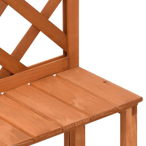 vidaXL Plant Stand with Trellis 70x42x115 cm Solid Fir Wood