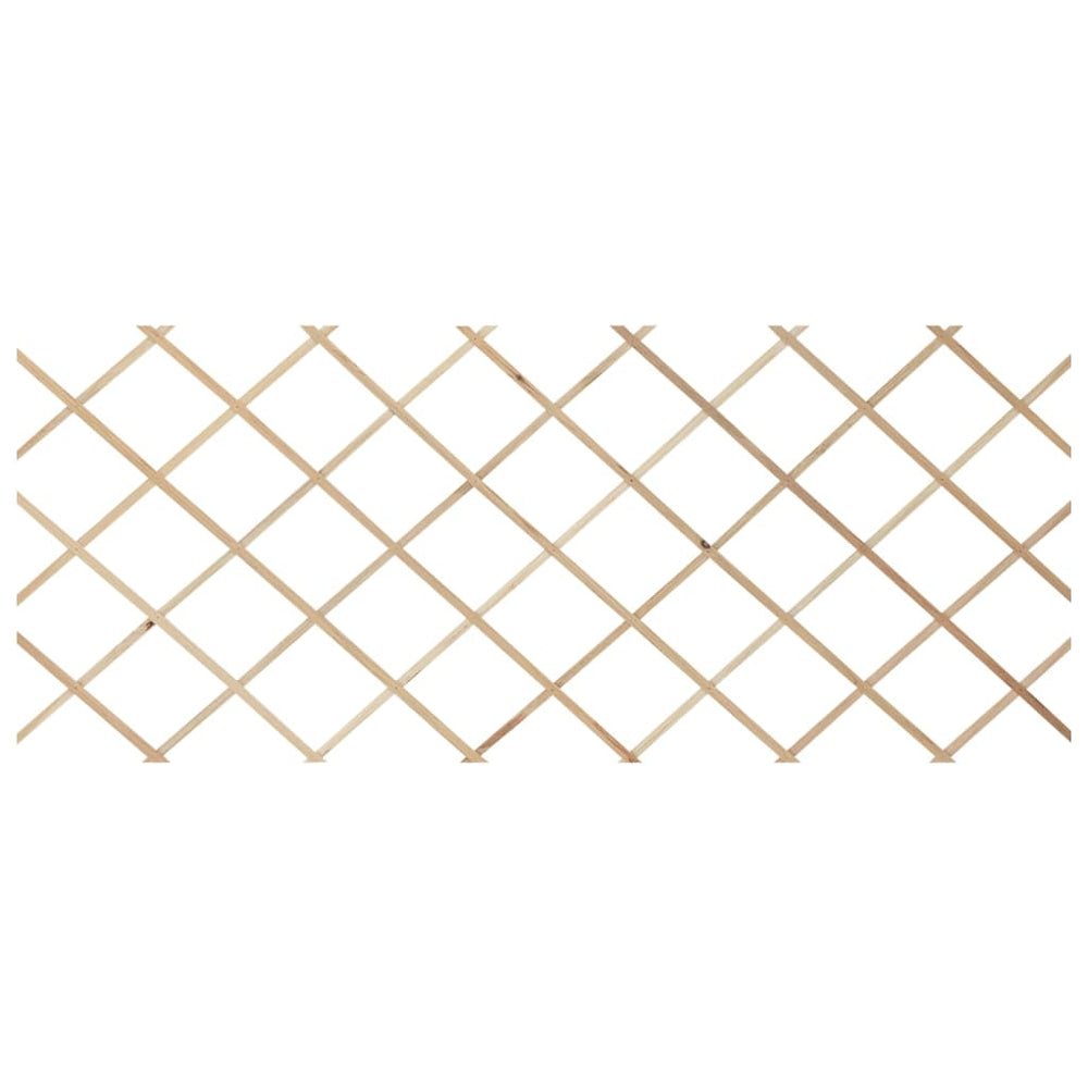 vidaXL Trellis Fences 5 pcs Solid Fir Wood 180x80 cm