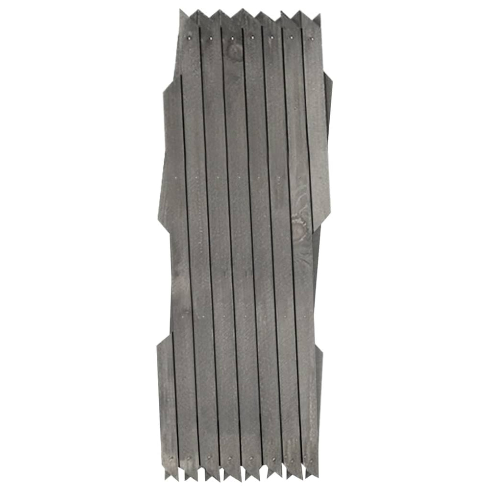 vidaXL Trellis Fences 5 pcs Grey Solid Fir Wood 180x30 cm