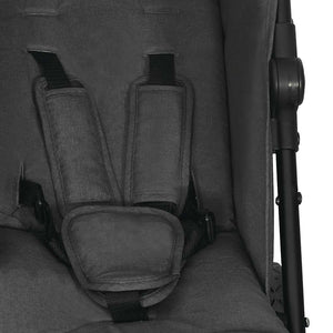 vidaXL Twin Stroller Anthracite Steel