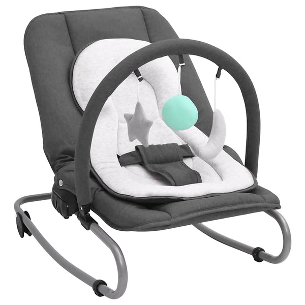 vidaXL Baby Bouncer Anthracite Steel