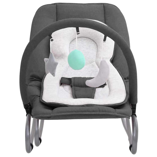 vidaXL Baby Bouncer Anthracite Steel
