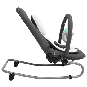 vidaXL Baby Bouncer Anthracite Steel