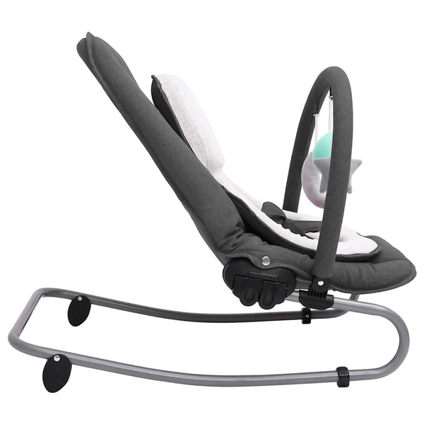 vidaXL Baby Bouncer Anthracite Steel
