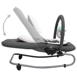 vidaXL Baby Bouncer Anthracite Steel