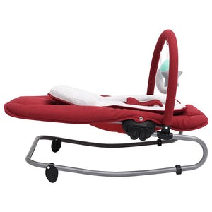 vidaXL Baby Bouncer Red Steel