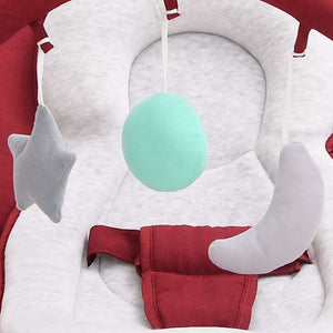 vidaXL Baby Bouncer Red Steel