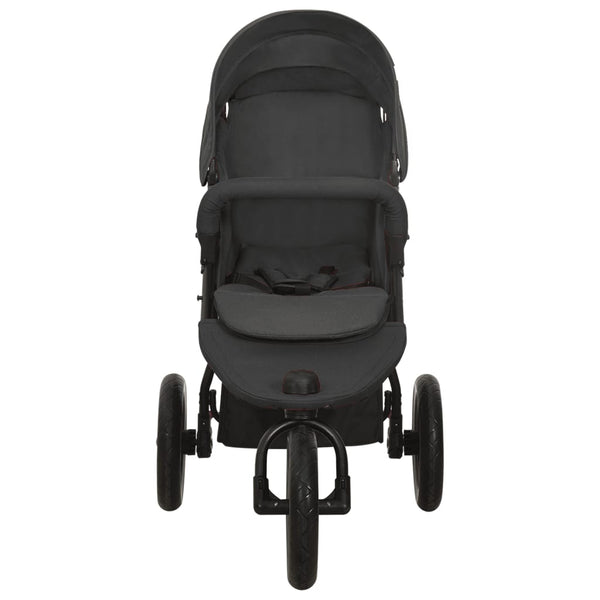 vidaXL Stroller Anthracite Steel