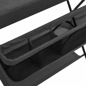 vidaXL Changing Table Anthracite Iron